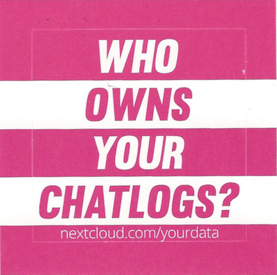 who owns your chatlogs nextcloud.com